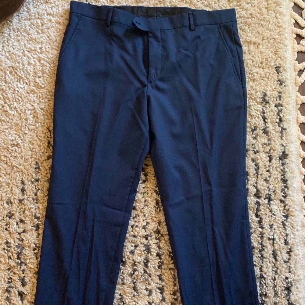 Stafford wool blend suit pants
